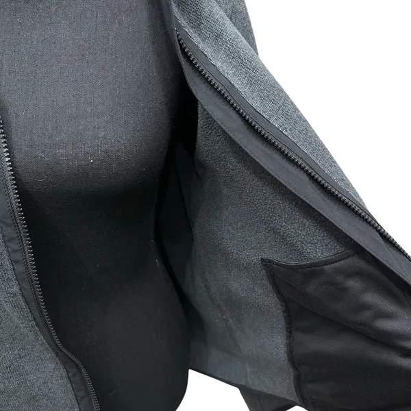 Lululemon Women's Its‎ Fleecing Cold Pullover Heathered Black / Black Size 8 - Image 7