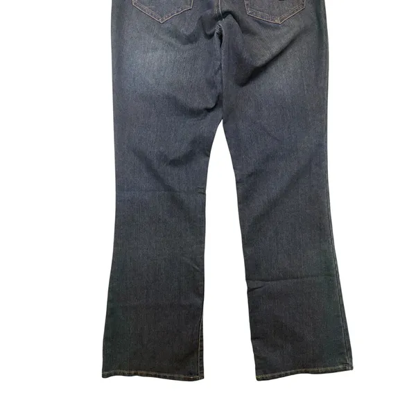 Indigo Blue Secret Fit Belly‎ Maternity Bootcut Jeans Dark Wash Large Long 97173 - Image 13