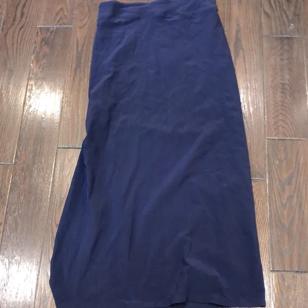 Boston Proper size small blue maxi skirt w/slit - Image 6