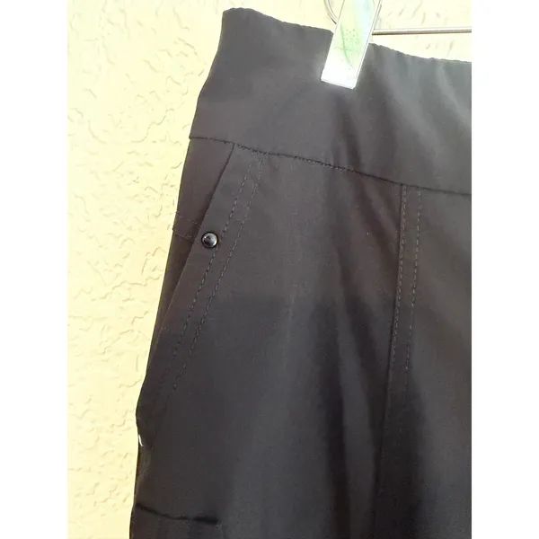 Chico's Zenergy Golf Pants Black 0.5 Womens Pull On Cropped Activewear - Image 13