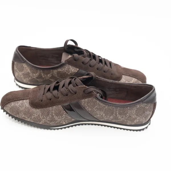 Coach. Ivy Leather Logo Sneakers.‎ - Image 2