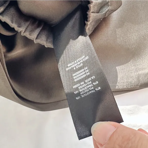 Aritzia Wilfred The Lodge Pant Satin Dark Olive - Image 14