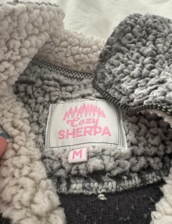 Cozy Sherpa Gray Sherpa - Image 2