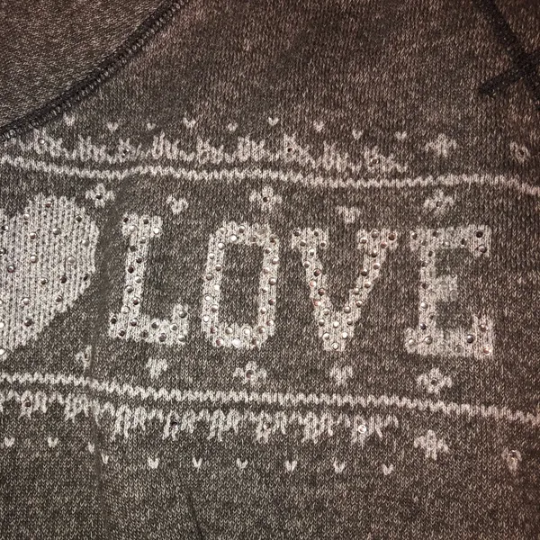 PINK grey crewneck sweatshirt - Image 3