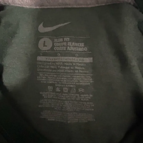 Nike Oregon Green Velvet Flocked Logo Tee - Image 8
