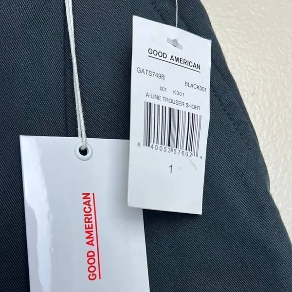 Good American A-Line Trouser Boss Short NWT Sz. 1 (US S) - Image 4