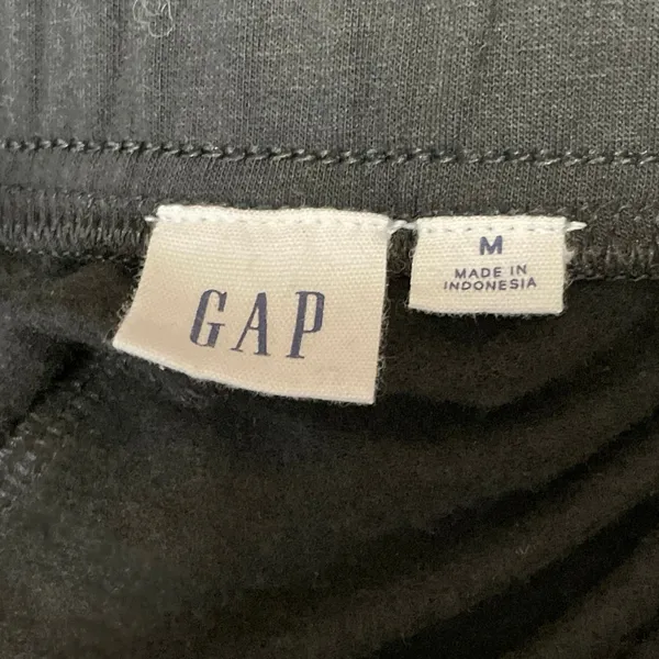 Gap Women's Black High Waisted Pleated Wide Leg Baggy Palazzo Trousers Pants M - Image 4