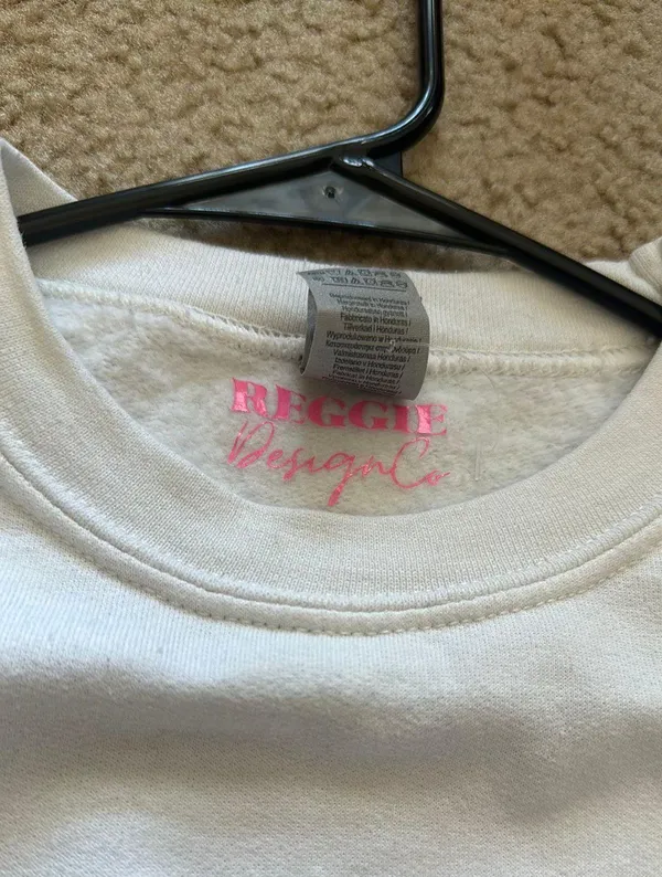 Preppy Sweatshirt White - Image 5