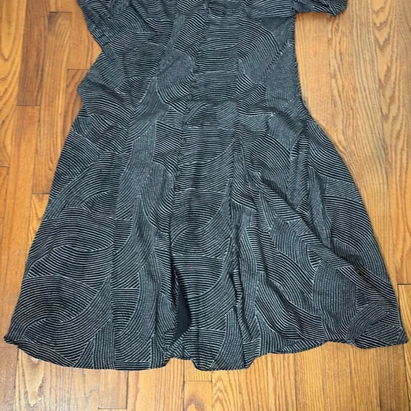 Madewell Tie-Waist Midi Dress in Dot Black‎ White sizs S NWT - Image 5