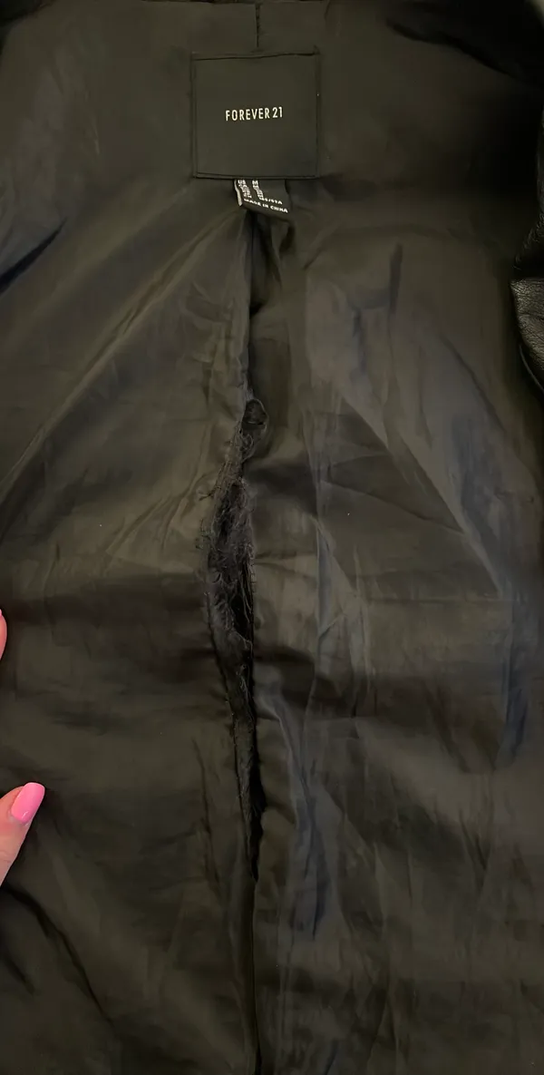Forever 21 Black Leather Jacket - Image 6