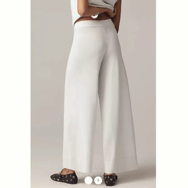 Anthropologie Maeve Wide-Leg Sweater Pants - Image 3