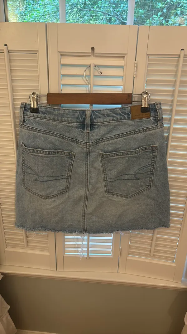 American Eagle, jean skirt - Image 2