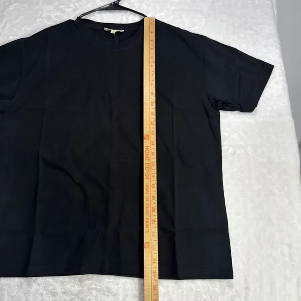 Madewell Black Cotton Relaxed Oversize Tee Size S Short Sleeve Minimalist Basic - Image 7