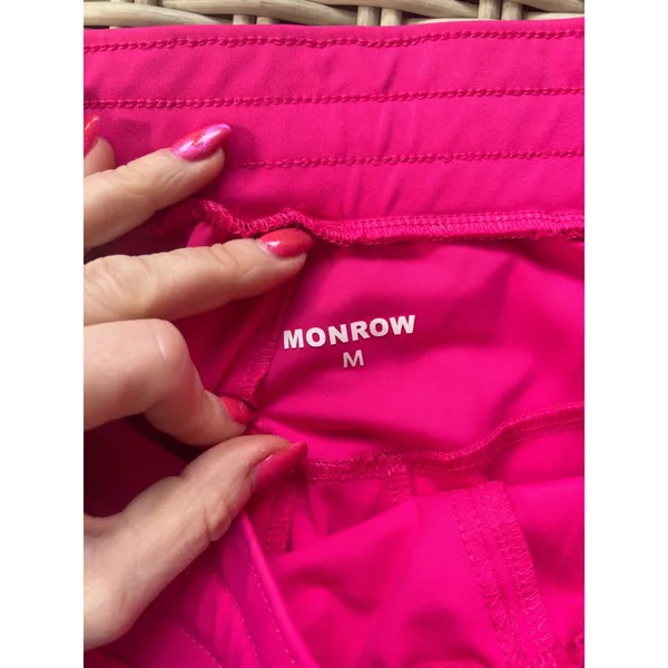 MONROW Jogger Pants Medium athleisure gorpcore layered pink streetwear‎ travel - Image 4