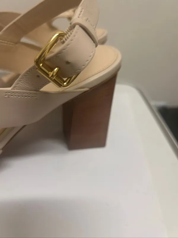 Cole Haan Women’s Cynthia Block Heel Sandal Beige Size 9B - Image 13