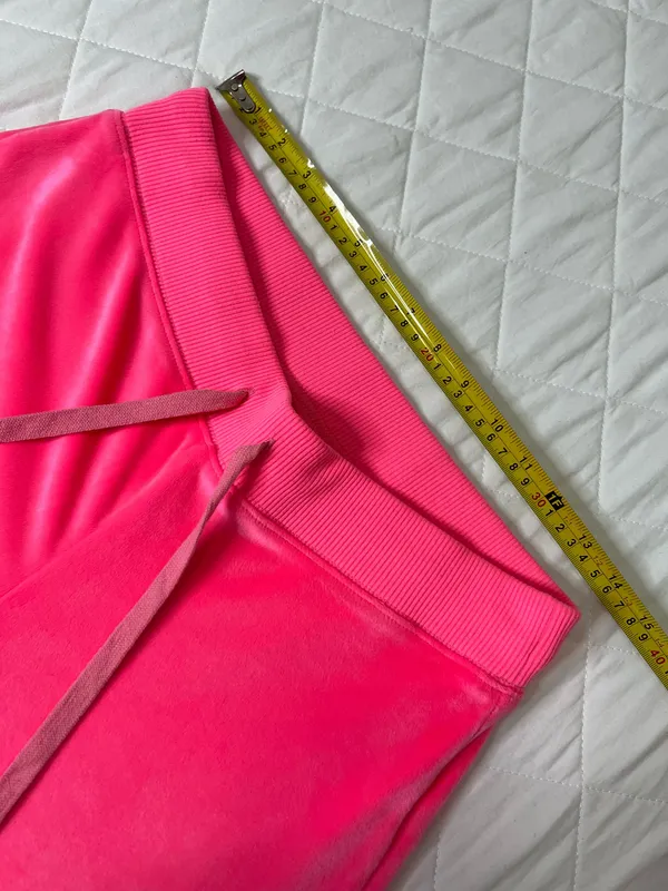 Aerie Velour Tracksuit Set Pink Y2K Lounge Pants Hoodie Coquette Barbiecore S - Image 13