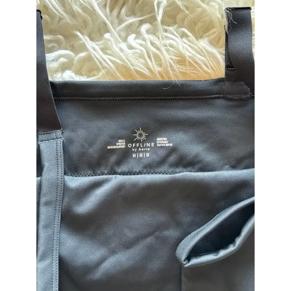 Aerie Sports Bra Black Size Medium - Image 7