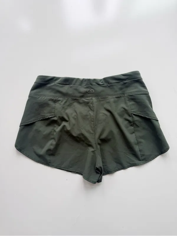 CALIA Kick It Up Performance Shorts Size Medium Green - Image 5