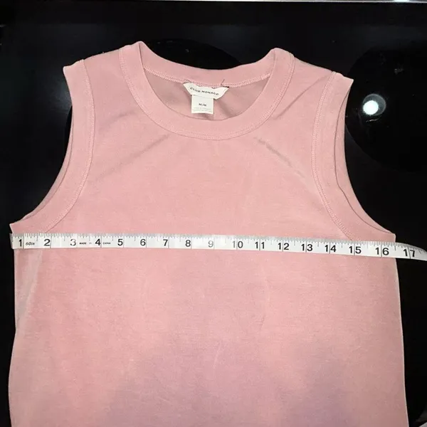Club Monaco Maxi Knit sleeveless Dress‎ mauve pink size M - Image 4