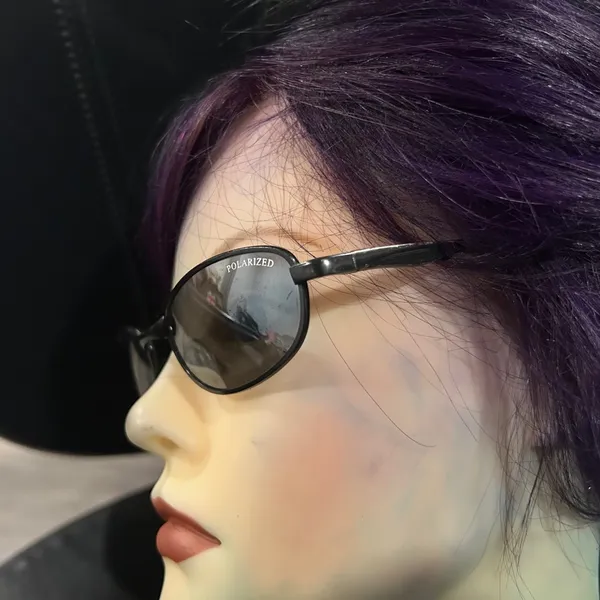 Black Sunglasses with Tinted Lenses - Image 4
