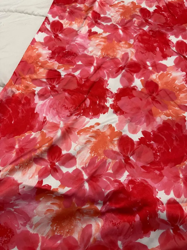 Pink and Red Floral SHEIN Cut Out Dress XS - Image 2
