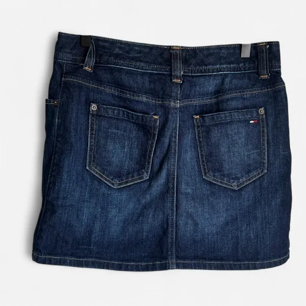 🧷 Vintage Tommy Hilfiger Indigo Denim Mini Skirt 🧷 - Image 2
