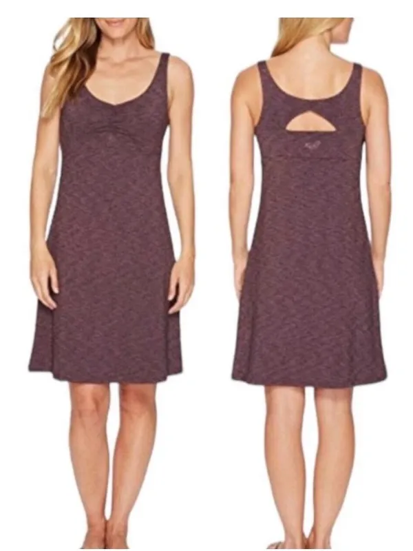 Kuhl Mova Aktiv Athletic Dress Womens Medium Heathered Purple Built-In Shelf Bra - Image 2