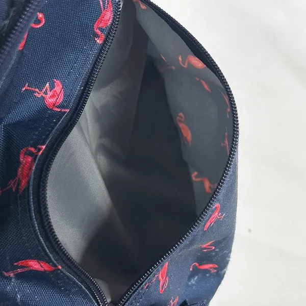 Trans by JanSport Pink Flamingo Backpack SuperBreak School Bag Navy Blue Pink - Image 10