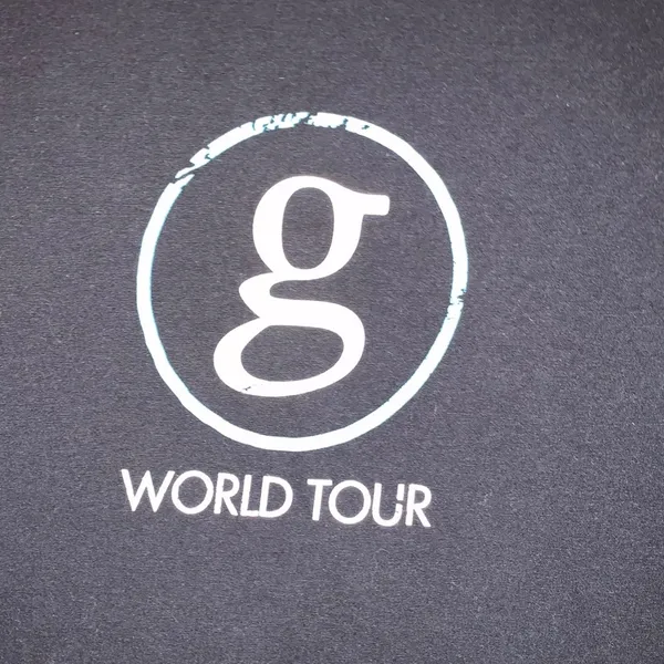 Garth Brooks World Tour‎ Jersey Tee Medium Black Raglan Brooks 7 Concert Shirt - Image 3