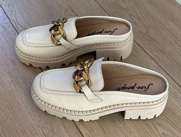 Free People Lyra Link Mules Size 8 - Image 3