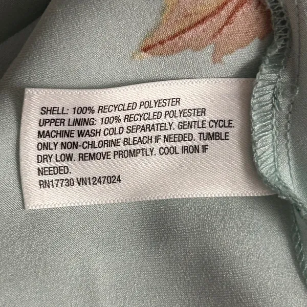 A New Day Y2K Floral Maxi Dress Sage Green Large‎ - Image 8