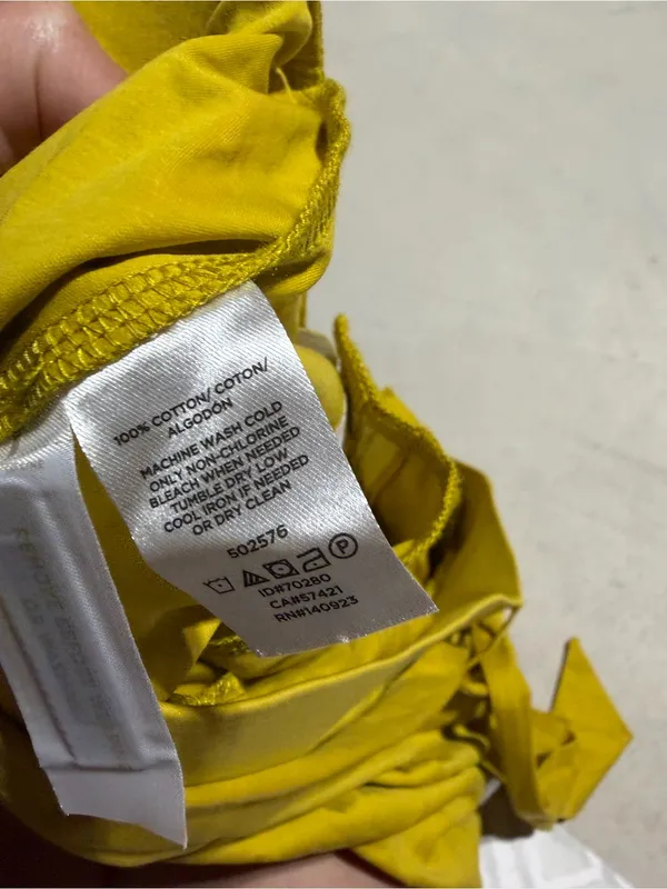Loft NWT Tie-Waist Shorts Yellow XL cotton MSRP $50 - Image 7