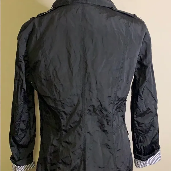 Zara Woman Black Button up Jacket Size Medium - Image 5