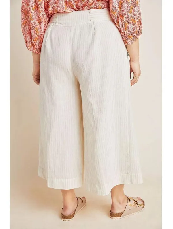 NWT Anthropologie Palm Beach Belted Pants Size 8. A42 - Image 7