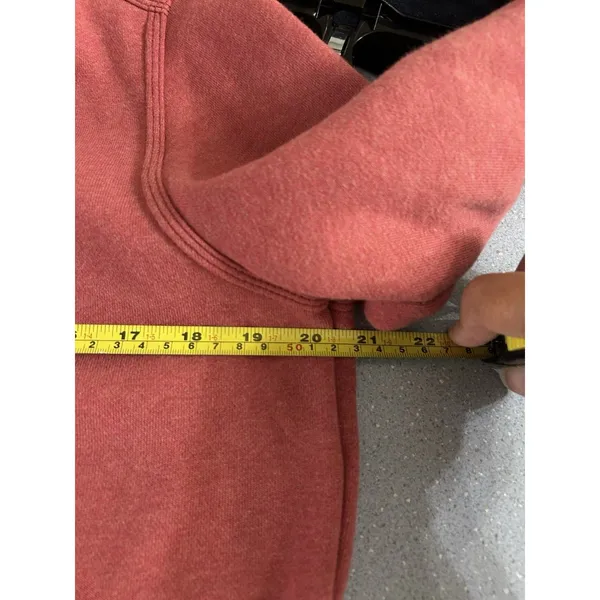Carhartt Clarksburg Hoodie Women Medium Full Zip Workwear Pinkman Cowgirl Cozy - Image 6