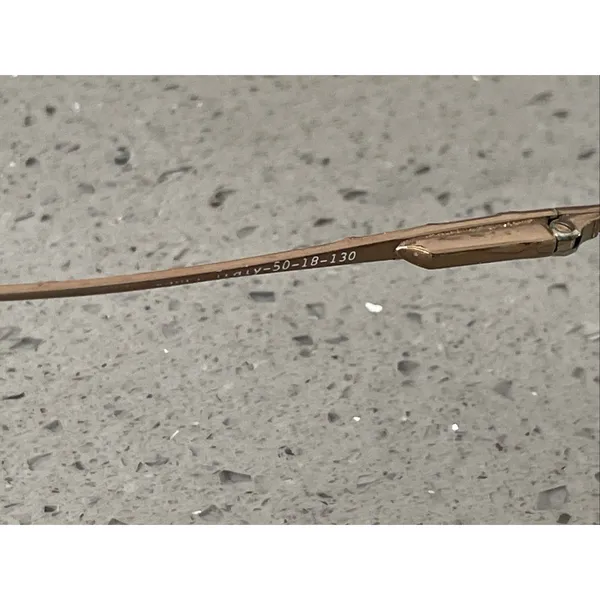 Marchon Super Flex Eyeglasses Frames ONLY Gold Flex Italy 50-18-130 oval - Image 9