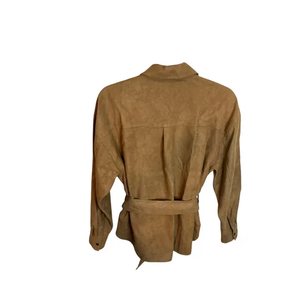 Banana Republic Tan Vegan Suede Shacket - Image 2