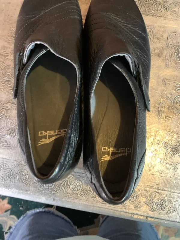 Dansko Black Leather Shoes Size 40 - Image 6