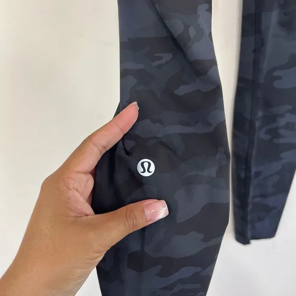 Lululemon Fast and Free High Rise Leggings Camo 2 Women - Image 6