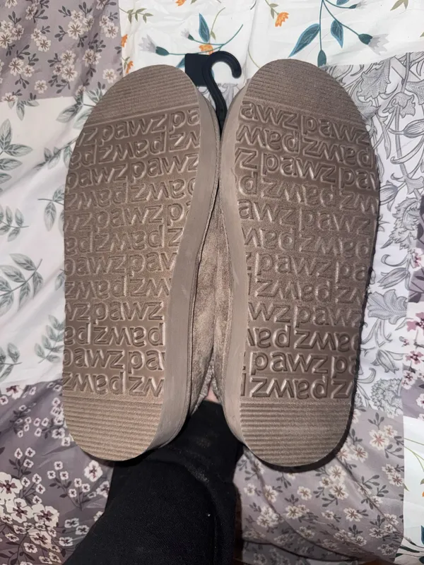 Pawz brown suede moccasin slippers #slippers #cozy - Image 2