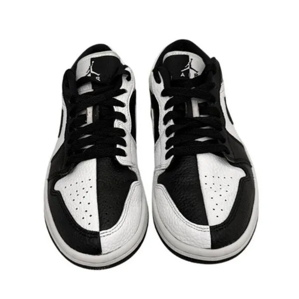 Jordan Shoes Nike Air Jordan 1 Low Split White Black Sneakers Size Women's 6.5 - Image 2