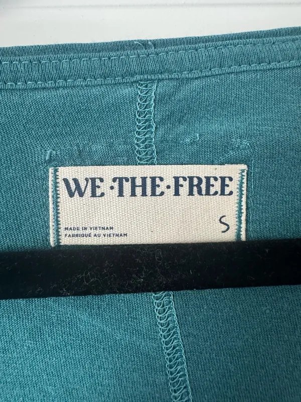 NEW We the Free People Teal Slouch Top S - Image 2