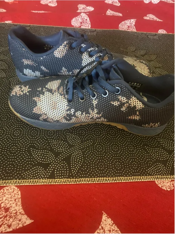 No bull blue floral sneakers size W6.5 - Image 6
