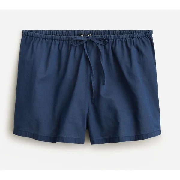 J.Crew Mini Beach Short Indigo Cotton Voile Navy Blue Resort Vacation XXS NWT - Image 4