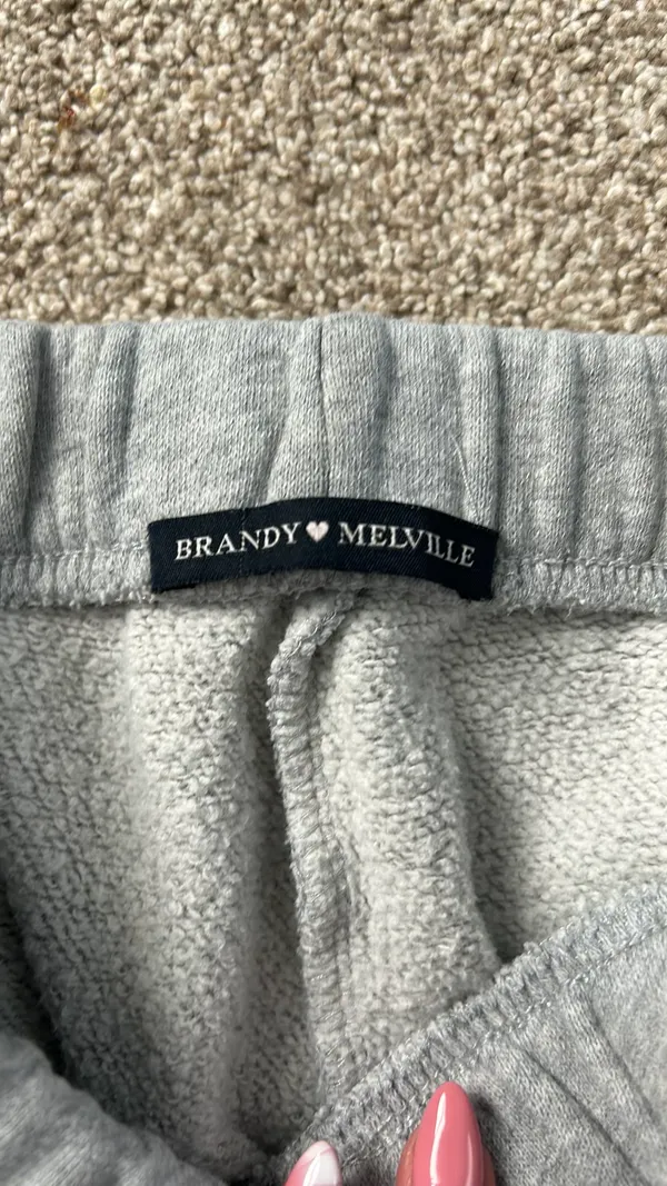 Brandy Melville Grey Sweatpants - Image 2