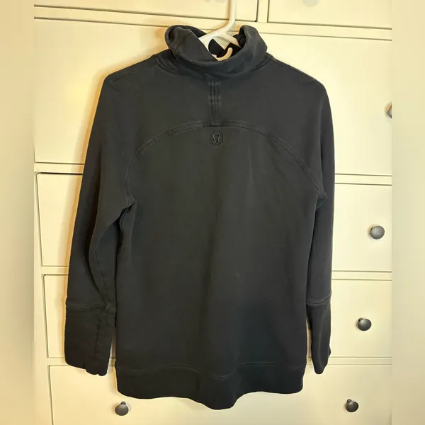 Lululemon To You Tunic Sweater Black Size 8 - Image 3