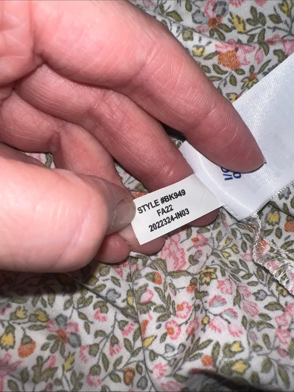 J.Crew Cinched Waist Puff Sleeve Floral Mini‎ Dress MT - Image 10