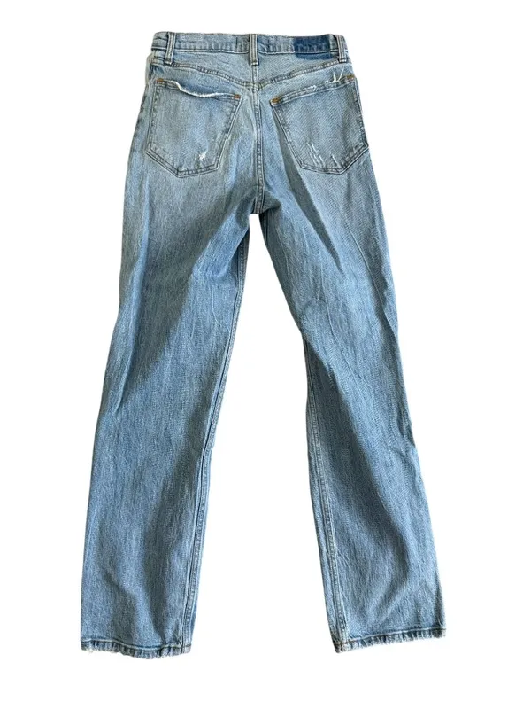 ABERCROMBIE & FITCH Ultra High Rise 90s Denim Jeans Size US 6 - Image 3
