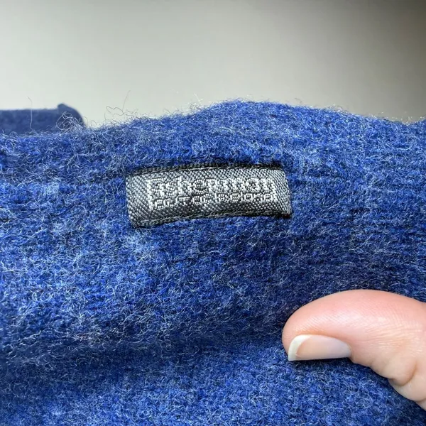 Fisherman Out Of Ireland Roll Neck LambsWool Sweater Womans M - Image 11