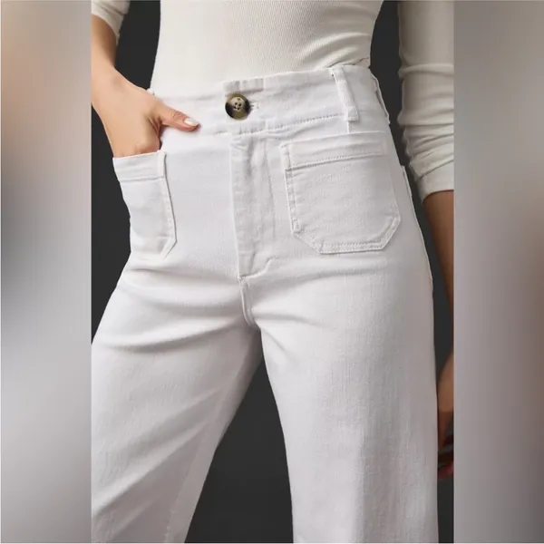 Anthropologie Pilcro Skipper Cropped Wide Leg Jeans - Image 5